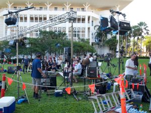 Making the first Future Forum television program in Darwin